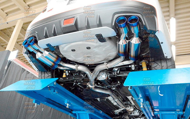 Rowen Premium01TR Exhaust Muffler System Heat Blue Titan Racing
